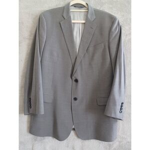 Brooks Brothers Blazer 44R Explorer Fitzgerald Fit Mens Grey Wool Blend